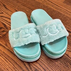 UGG LATON FUR SLIDE